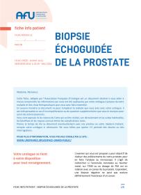 Biopsies de prostate