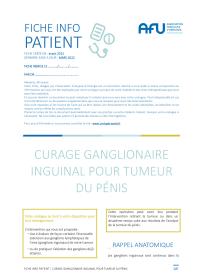 Curage ganglionnaire inguinal