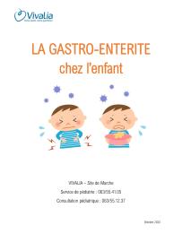 Brochure - Gastro-entérite (Pédiatrie - Marche)