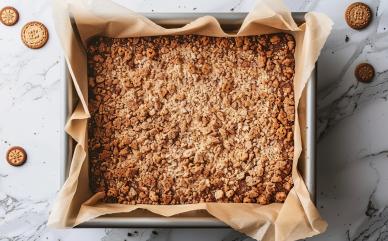 recette du mois - crumble pomme poire chocolat (source : adobe stock)