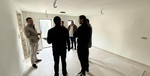 visite chantier centre prélèvement florenville Vivalia